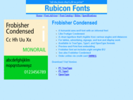 Frobisher Condensed Fonts TT screenshot